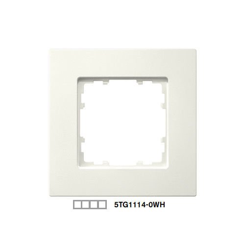 Marco 4 elementos blanco polar Siemens Delta Miro, 5TG1114-0WH