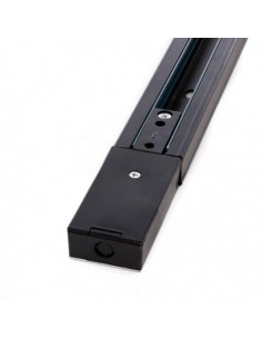 Carril Monofasico Reforzado Negro 1 Metro