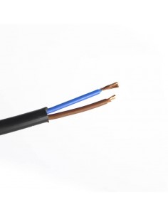 Mtrs. Manguera 2X1mm flexible H05VV-F 500V Negra