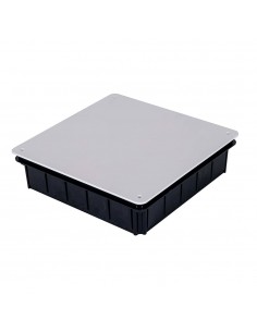 Caja de empotrar 250x250x0mm + Tapa blanca con tornillos