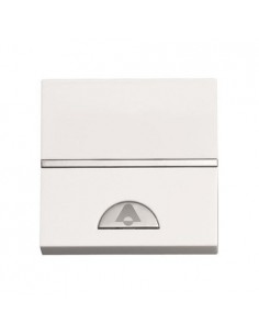 Pulsador NIESSEN ZENIT 2204 Timbre Blanco