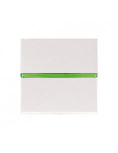 Pulsador NIESSEN ZENIT 2204.5  con PILOTO  Blanco