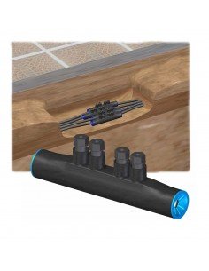 Manguito MTP-150 bimetalico para redes subterráneas 95-150mm2