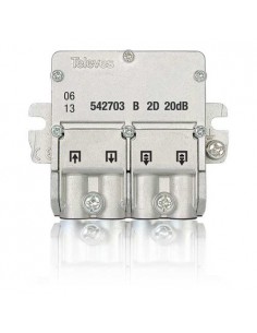 Mini Derivador 2 Salidas EasyF 21dB Televes 542703