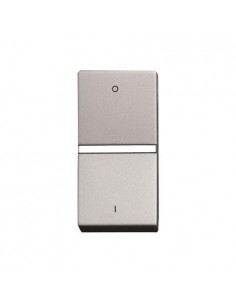 Conmutador NIESSEN ZENIT N2102 PL 1 modulo Plata