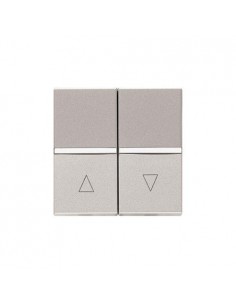 Pulsador para persianas Niessen Zenit 2244 PL Plata