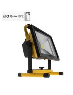 Proyector LED 20W portatil con batería recargable