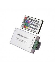Controlador radiofrecuencia y mando de tiras LED RGB 12A