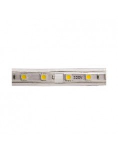 Tira de LED 220VAC SMD5050 10W/m  60LED/m 3000K 1 metro