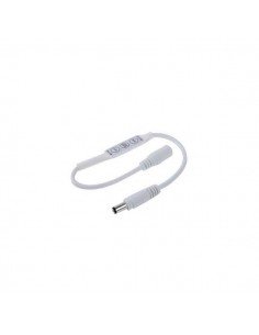 Mini Controlador manual dimmer con jack para tira Led Monocolor 12V DC