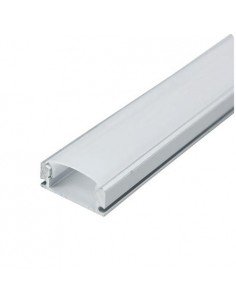 1MTR Perfil Aluminio de superficie 17x6.7mm tiras led 12V