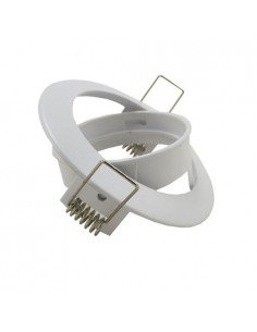 Ojo de buey aro basculante Blanco