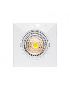 Ojo de buey cuadrado aro basculante Blanco