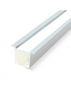 Perfil de aluminio con Alas 1 metro para Neón LED 24V/220V