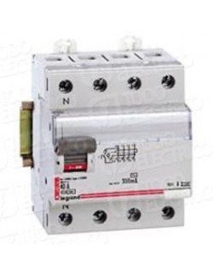 Diferencial LEGRAND 411666 4polos 63 Amps. 300 mA
