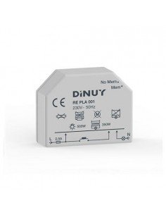 Regulador intensidad Dinuy lámparas incandescentes (500W) RE PLA 001
