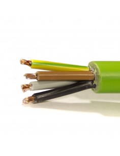 Mtr Manguera 4x6 mm. FLEXIBLE Libre de Halógeno RZ1-K (AS) 1KV -CPR-