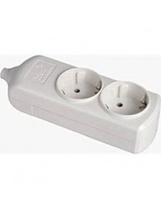 Base enchufes SOLERA 8002 2 tomas schuko
