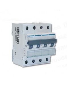 Automático trifásico Hager, 4 polos,63A, MUN463A