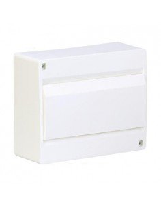 Caja automáticos superficie Hager 10 módulos VD110NE C/Puerta VZ916N