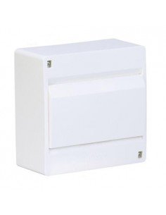 Caja automáticos superficie Hager 8 módulos VD108NE C/Puerta VZ912N