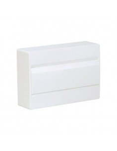 Caja automáticos superficie Hager 12 módulos VD112NE C/Puerta VZ918N