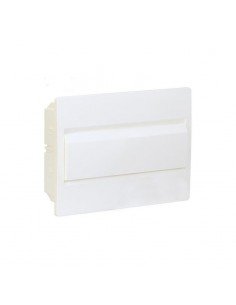 Caja automáticos empotrar Hager 12 módulos VR112NE C/Puerta VZ918N