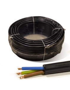Rollo 100 mtrs. Manguera 3X1,5 mm² FLEXIBLE PVC RV-K 0,6/1KV