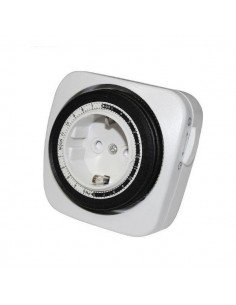 Programador mecánico diario mini 24h schuko