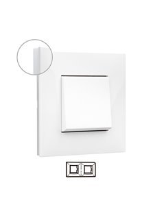 Marco 2 elementos blanco Legrand Valena Next 741002