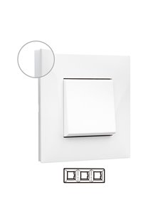 Marco 3 elementos blanco Legrand Valena Next 741003