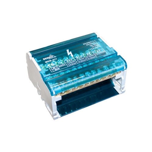 Bornero 4 Polos 11 Bornes 125A