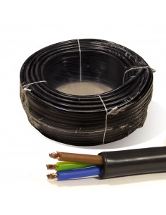 Rollo 100 mtrs. Manguera 3X2,5 mm² FLEXIBLE PVC RV-K 0,6/1KV