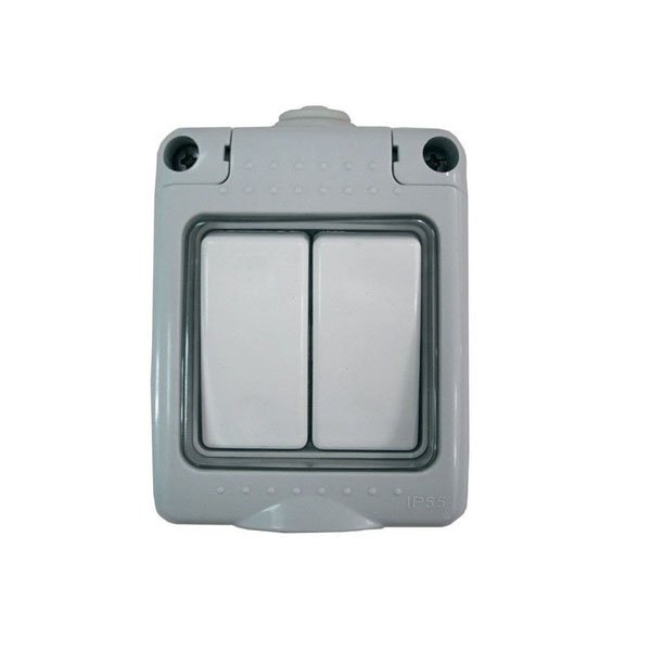 Doble conmutador  estanco superficie LumiteK