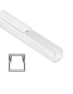 Tira Canaleta 2 mtrs Adhesiva 15x17mm