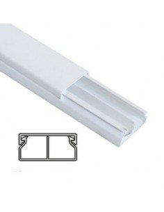 Tira Canaleta 2 mtrs Blanca 40x17mm