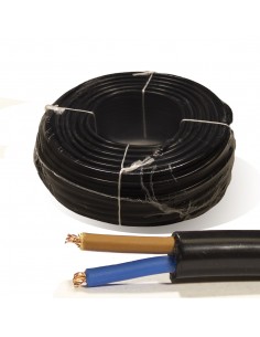 Rollo 100 mtrs. Manguera 2X1,5 mm² FLEXIBLE PVC RV-K 0,6/1KV
