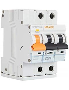 Protector Combinada IGA con Sobretensiones  Permanente y transitorias 2 Polos 40A Maxge