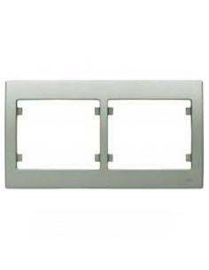 Placa II elemento horizontal  Alum. Mercurio BJC 18002-MA IRIS