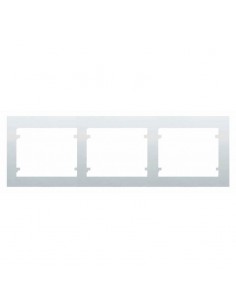 Placa III elemento  horizontal Blanco BJC 18003 IRIS