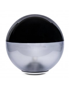 Bola farola Anticontaminación 45CM Negro-Transparente + Base blanca E-27