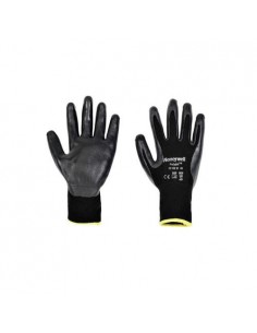 Guante Seguridad Polytril Negro