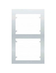 Placa II elemento  Vertical Blanco BJC 18102 IRIS