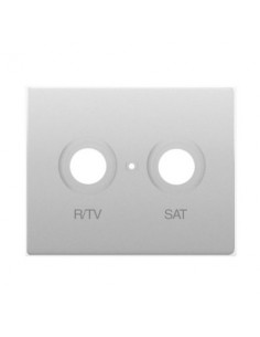 Tapa toma R/TV-SAT BJC 18320-MA IRIS Aluminio