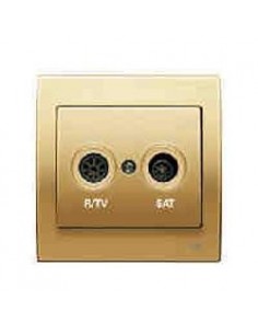 Tapa toma R/TV-SAT BJC 18320-OD IRIS Oro Odisea