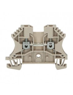 Borna Carril Din 2.5mm Beige Conexion Brida-Tornillo