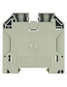 Borna Carril Din 50mm Beige Conexión Brida-Tornillo