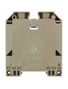 Borna Carril Din 70mm Beige Conexi贸n Brida-Tornillo