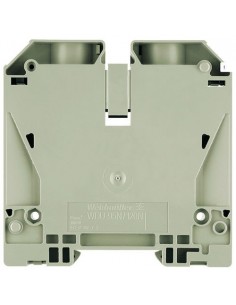 Borna Carril Din 120mm Beige Conexión Brida-Tornillo