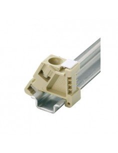 Angulo Fijacion Lateral Por tornillo Para Borna Carril Din